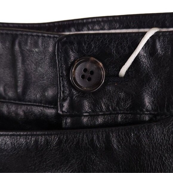 Adyar Leather Brace Trousers Size XL Mens Black NWT - Picture 4 of 16